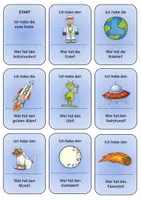 Vorschau - Spiele - Lesespiel Weltall - Ich habe ... Wer hat - Seite 1