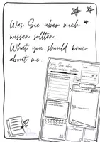 Vorschau - Arbeitsblätter - Kennenlernen: Was Sie über mich wissen sollten (Deutsch und Englisch) - Deckblatt