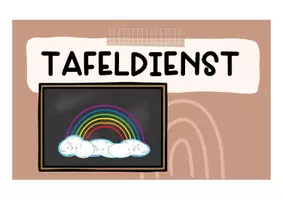 Vorschau - Mal- und Bastelvorlagen - Boho Klassenraum: Klassendienste - Seite 3