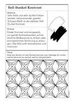 Vorschau - Arbeitsblätter - Infoblatt zum Hell-Dunkel-Kontrast inklusive Übung - Seite 1