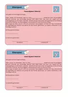 Vorschau - Anderer Materialtyp - Elternpost - Vergessene Hausaufgaben, Inklusive Ticket - Seite 1