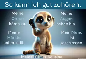 Vorschau - Poster - So kann ich gut zuhören - Wandplakat / Klassenregel - Seite 2