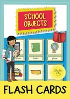 anteprima - Flashcard - School Objects Flash Cards // Oggetti di scuola: Carte illustrate e parlanti (Inglese) - Pagina di copertina