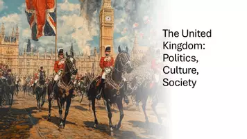 Vorschau - Präsentationen/Tafelbilder - Presentation: The United Kingdom: Politics, Culture, Society - Between Change and Tradition - Deckblatt