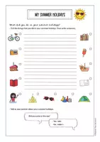 anteprima - Esercizi - My summer holidays: speaking & writing activity; differentiated (Inglese) - Pagina 2