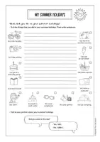 anteprima - Esercizi - My summer holidays: speaking & writing activity; differentiated (Inglese) - Pagina 3