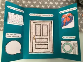 Vorschau - Mal- und Bastelvorlagen - Lapbook Weihnachten weltweit - Deckblatt