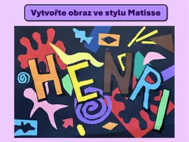 Náhled - umění - krok za krokem: Vytvořte obraz ve stylu Matisse - boční 1