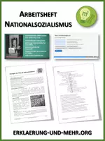 Vorschau - Unterrichtsreihen - Nationalsozialismus (Arbeitsheft) - Deckblatt