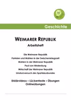 Vorschau - Unterrichtsreihen - Weimarer Republik (Arbeitsheft) - Seite 1