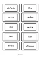 anteprima - Altro tipo di materiale - Attività di abbinamento nome-articolo (UN-UN') - Pagina 2