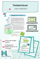 Vorschau - Arbeitsblätter - Informatik: Agiles Web-Projekt mit SCRUM - Deckblatt