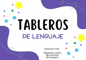 Vista previa - Juegos / Gamificación - Tableros de lenguaje - página 1