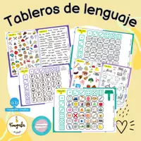 Vista previa - Juegos / Gamificación - Tableros de lenguaje - Portada