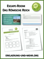 Vorschau - Stundenentwürfe - Das Römische Reich und seine Nachbarn (Escaperoom) - Deckblatt