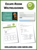 Vorschau - Stundenentwürfe - Weltreligionen (Escaperoom) - Deckblatt
