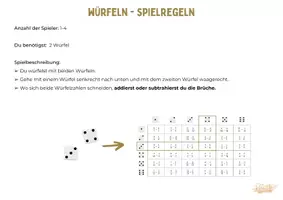 Vorschau - Arbeitsblätter - Materialpaket Brüche mit Mindmap und Spielen - Seite 3