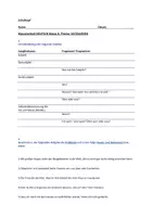 Vorschau - Klassenarbeiten - Satzglieder, Deutsch- Klassenarbeit Kl.8 - Deckblatt