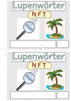 Vorschau - Arbeitsblätter - LUPENWÖRTER Erste Wörter - N F T - Seite 1