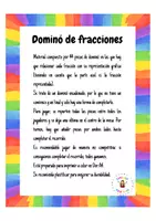 Vista previa - Juegos / Gamificación - Dominó de fracciones Representación gráfica - página 1