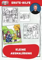 Vorschau - Mal- und Bastelvorlagen - Erste Hilfe: kleine Ausmalübung - Deckblatt