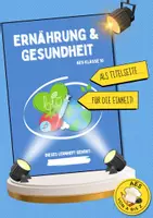 Vorschau - Anderer Materialtyp - Cover zur Einheit: "Ernährung & Gesundheit!" - Deckblatt