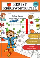 Vorschau - Arbeitsblätter - Herbst Kreuzworträtsel DaZ DaF A1 A2 - Deckblatt