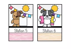 Vorschau - Präsentationen/Tafelbilder - Stationsschilder für Stehrahmen – Stationenbetrieb - Hundeklasse - Seite 3