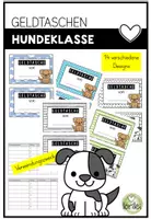 Vorschau - Präsentationen/Tafelbilder - Geldtasche – Geldbeutel – Deckblatt - Hundeklasse - Deckblatt