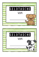 Vorschau - Präsentationen/Tafelbilder - Geldtasche – Geldbeutel – Deckblatt - Hundeklasse - Seite 2