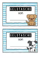 Vorschau - Präsentationen/Tafelbilder - Geldtasche – Geldbeutel – Deckblatt - Hundeklasse - Seite 3