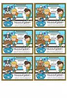 Vorschau - Präsentationen/Tafelbilder - Gutschein Hausaufgaben - Hausaufgabe - Hundeklasse - Seite 1