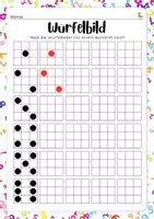 Vorschau - Arbeitsblätter - Würfel zählen und zeichnen (10 Seiten) 🎲✨ - Seite 2