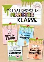 Vorschau - Poster - Monsterklasse: 6 Motivationsposter - Deckblatt
