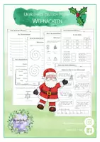 Vorschau - Arbeitsblätter - wachsendes Sparpaket Weihnachten/Winter Deutsch - Seite 1