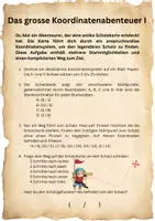 Vorschau - Arbeitsblätter - Das grosse Koordinatenabenteuer - Seite 1