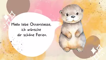 Vorschau - Präsentationen/Tafelbilder - Otterklasse digitale Begrüßung - Seite 3