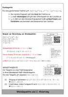 Vorschau - Arbeitsblätter - Flipbook/ Übersicht zur Kurvendiskussion ganzrationaler Funktionen - Seite 2