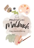 Vorschau - Mal- und Bastelvorlagen - Malbuch Ausmalbilder mit Schriftarten und Cliparts meditativ - Deckblatt