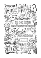 Vorschau - Mal- und Bastelvorlagen - Malbuch Ausmalbilder mit Schriftarten und Cliparts meditativ - Seite 2