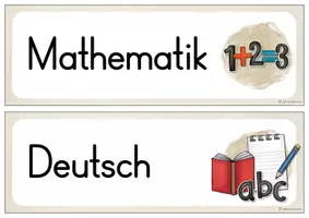 Vorschau - Bildkarten - Tagestransparenz/ Stundenplan Visualisierung - Seite 1