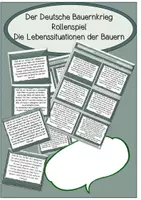 Vorschau - Stundenentwürfe - Der Bauernkrieg-Rollenspiel-Lebenssituationen der Bauern-Forderungen - Deckblatt