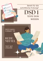 Vorschau - Test - Bereit für das DSD1- Kurztest vor der Prüfung - Deckblatt
