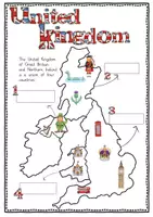 Vorschau - Poster - Landeskunde: United Kingdom Landkarte und Steckbriefe - Seite 3