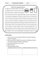 Vorschau - Arbeitsblätter - Kommasetzung in Satzreihen - Deckblatt