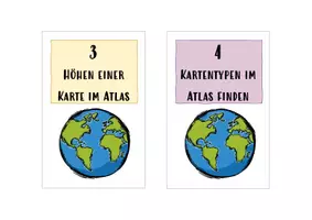 Vorschau - Arbeitsblätter - Lerntheke Atlasführerschein *editierbar* - Seite 2