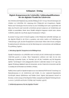 Vorschau - Lehrpläne/Lehrermaterial - Einstiegsvortrag im Kolloquium - Digitale Kompetenzen der Lehrkräfte: Schlüsselqualifikationen für den digitalen Wandel im Schulwesen - Deckblatt