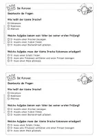 Vorschau - Arbeitsblätter - Lesebegleitheft, passend zu "Der kleine Drache Kokosnuss und die Drachenprüfung" - Seite 3