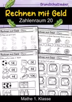 Vorschau - Arbeitsblätter - Rechnen mit Geld im Zahlenraum 20 | Euro und Währungen | Mathe 1. Klasse - Deckblatt