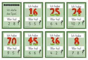 Vorschau - Spiele - Lesespiel: Kleines Einmaleins (1x1) - Seite 3